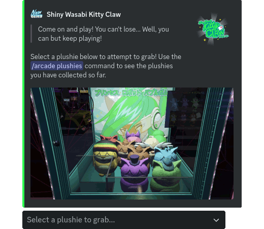 Shiny Wasabi Kitty Claw